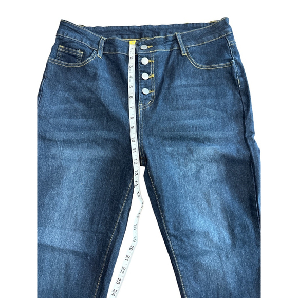 Women's Unbranded Jeans Blue XXL - Picture 3 of 6